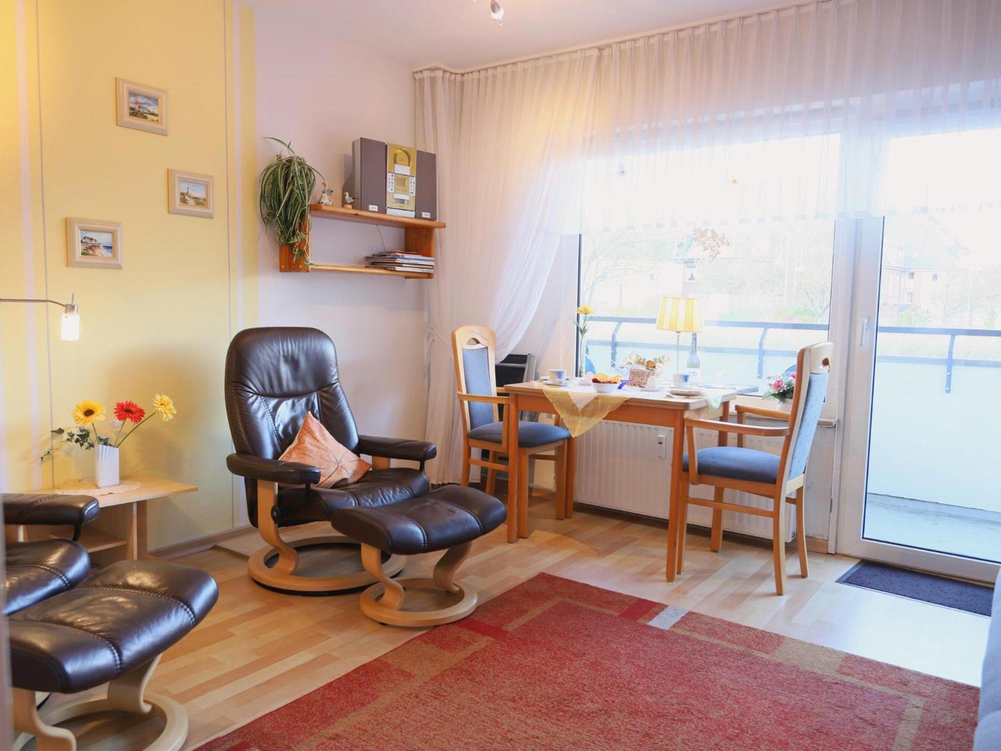 2-Zimmer-Appartement Westerland Dış mekan fotoğraf